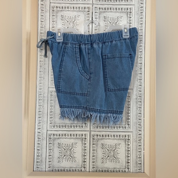Nwot ”Jeans” Sz-L Moms Basic Cut-Offs Denim 4 Pocket Shorts-Cute & Comfy Cool - Picture 9 of 16